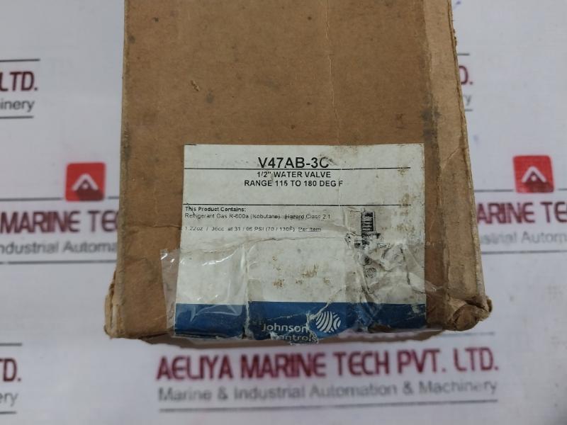 Johnson Controls V47ab-3c Water Regulating Valve 1/2