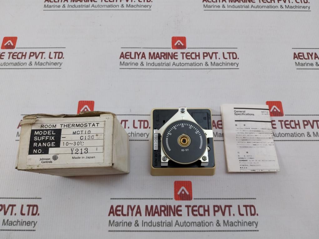 Johnson Controls Mct10-c130 Room Thermostat Mct10 1500V Ac 100M2