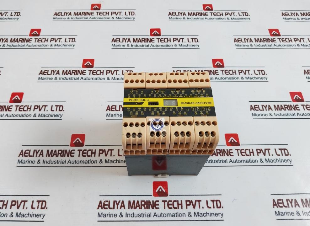 Jokab Safety PLUTO B46 V2 Programmable Safety Controller 20-070-17 24VDC