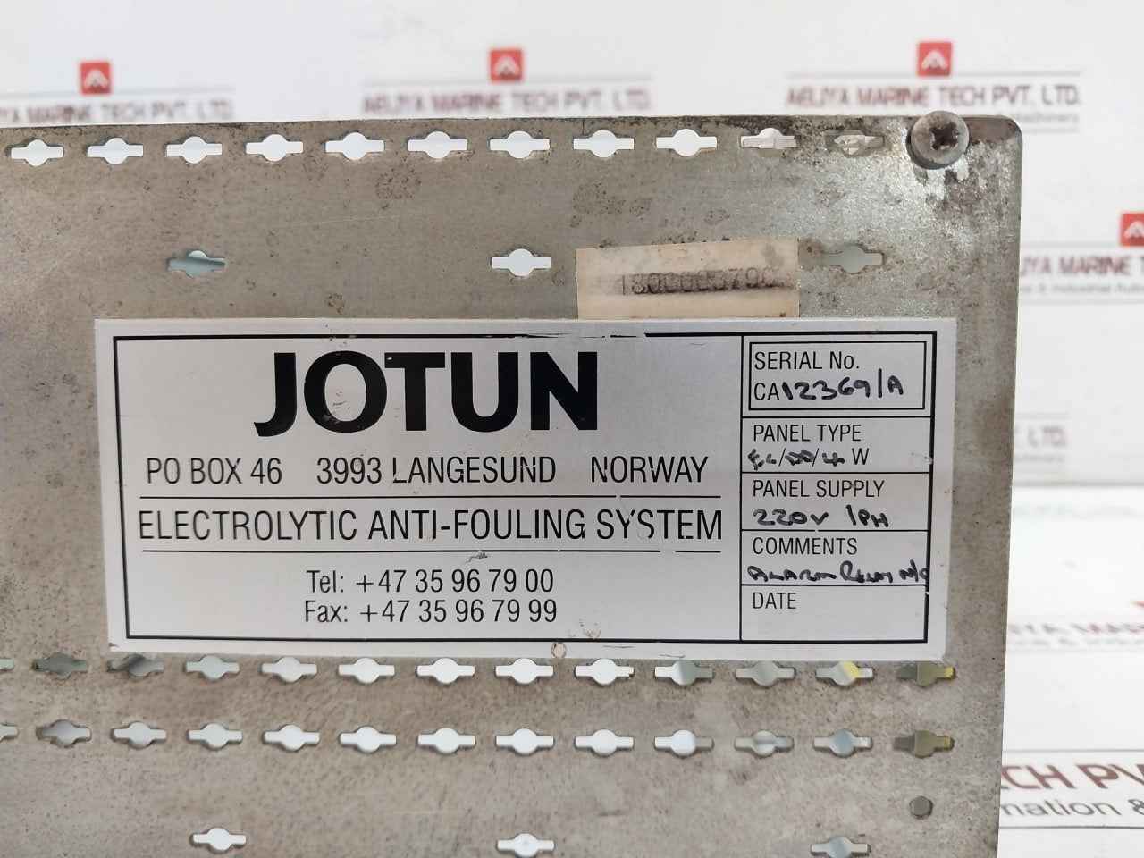 Jotun Ec/Dd/4 W 1-phase Electrolytic Anti-fouling System 220V A C