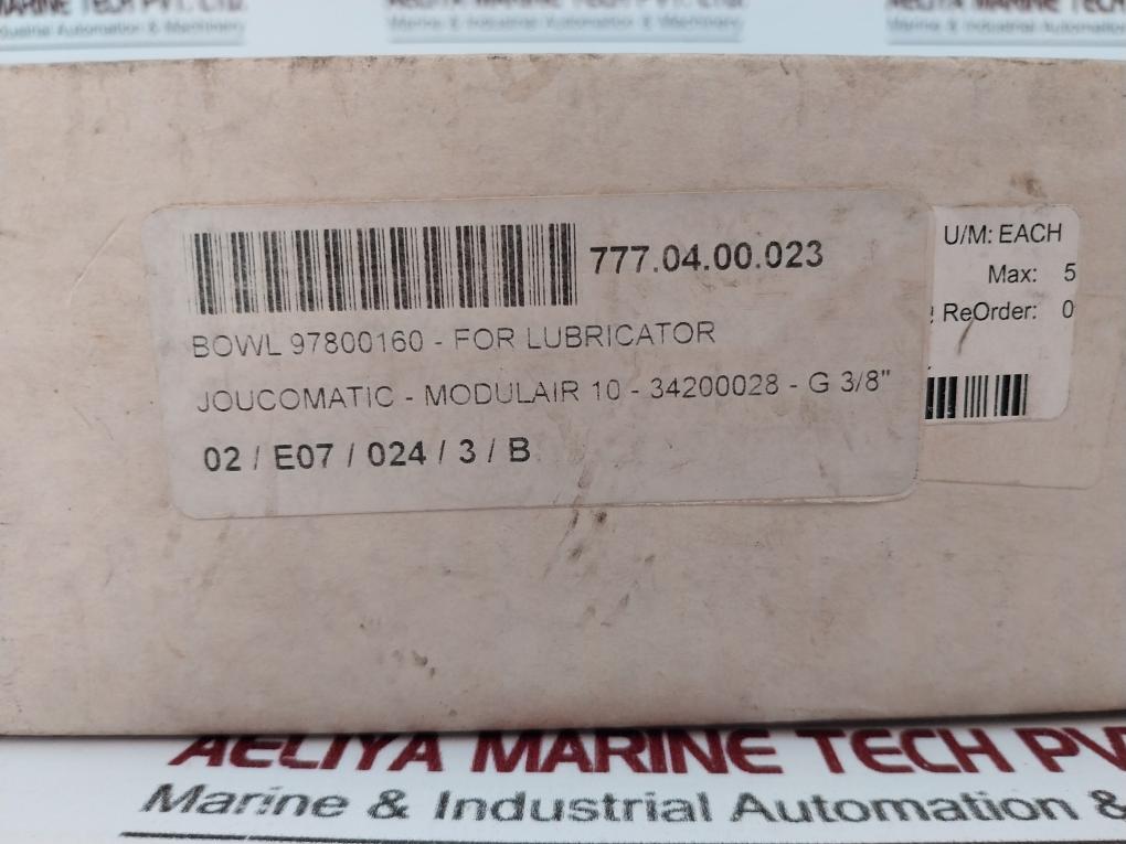 Joucomatic 34200028-G Pneumatic Controls Modulair 10