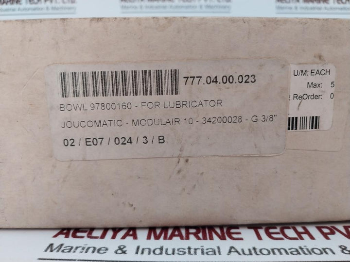 Joucomatic 34200028-G Pneumatic Controls Modulair 10