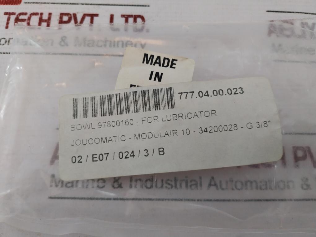 Joucomatic 34200028-G Pneumatic Controls Modulair 10