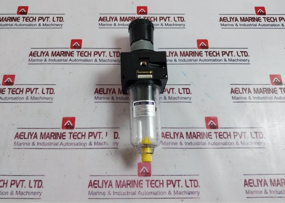 Joucomatic 34200039 ADJUSTABLE REGULATOR & FILTER 3/8 16 BAR