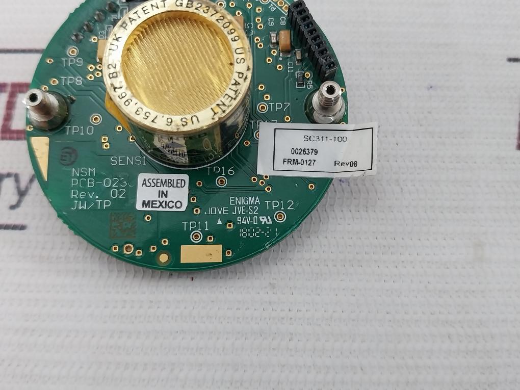 Jove Jve-s2 Infrared Hydrocarbon Sensor Pcb 94V-0 Frm-0127 Sc311-100