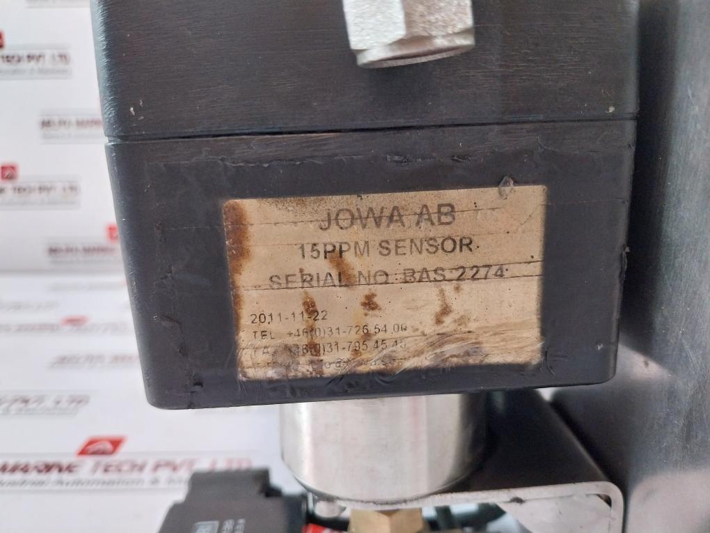 Jowa 15Ppm Bilge Alarm Sensor 7544A/1002/.012 230Vac/24Vdc 0-15Bar