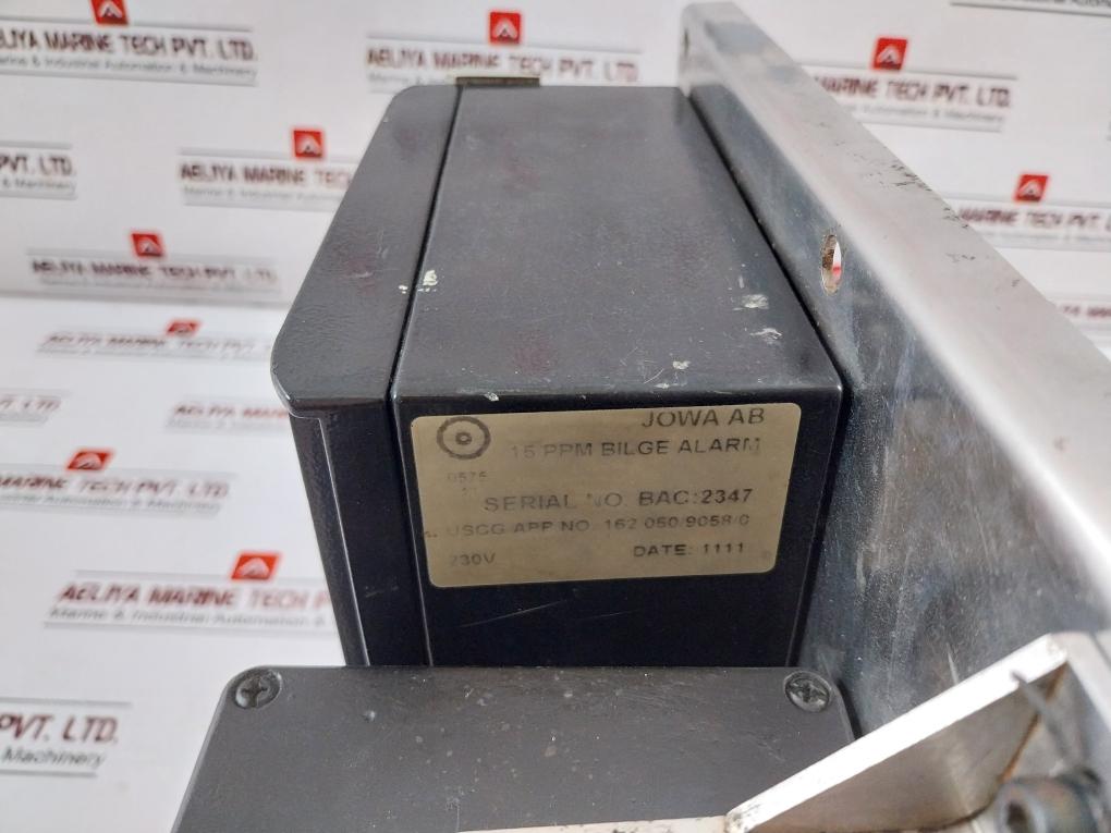 Jowa 15Ppm Bilge Alarm Sensor 7544A/1002/.012 230Vac/24Vdc 0-15Bar