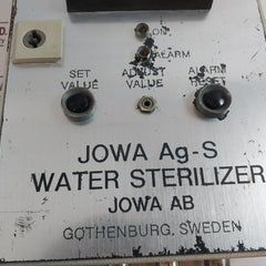 Jowa Ag-S Water Sterilizer 0-20 mA