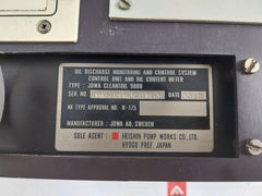 Jowa Oil Discharge Monitoring Equipment And Control System 100Vac Cleantoil 9000