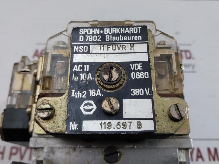 Joystick Controller 380V Spohn+Burkhardt 11 Fuvr H
