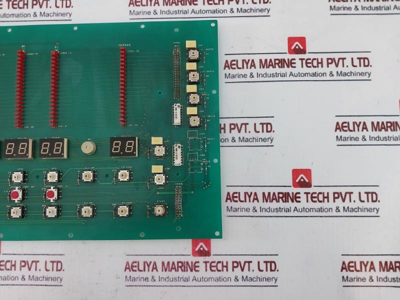 Jpe Kc0302-0P2-2102A Control Pc Board With Led Displays And Switches Attached