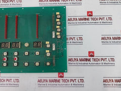 Jpe Kc0302-0P2-2102A Control Pc Board With Led Displays And Switches Attached