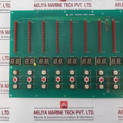 Jpe Kc0302-0P2-2102A Control Pc Board With Led Displays And Switches Attached