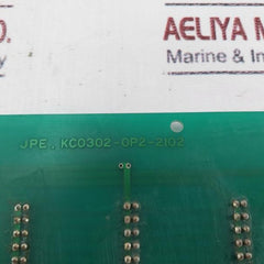 Jpe Kc0302-0P2-2102A Control Pc Board With Led Displays And Switches Attached