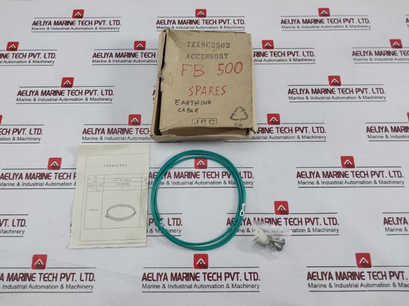 Jrc 7Zxsc2502 Earth Cable With Accessory, Nylon Clip, Tapping Screw