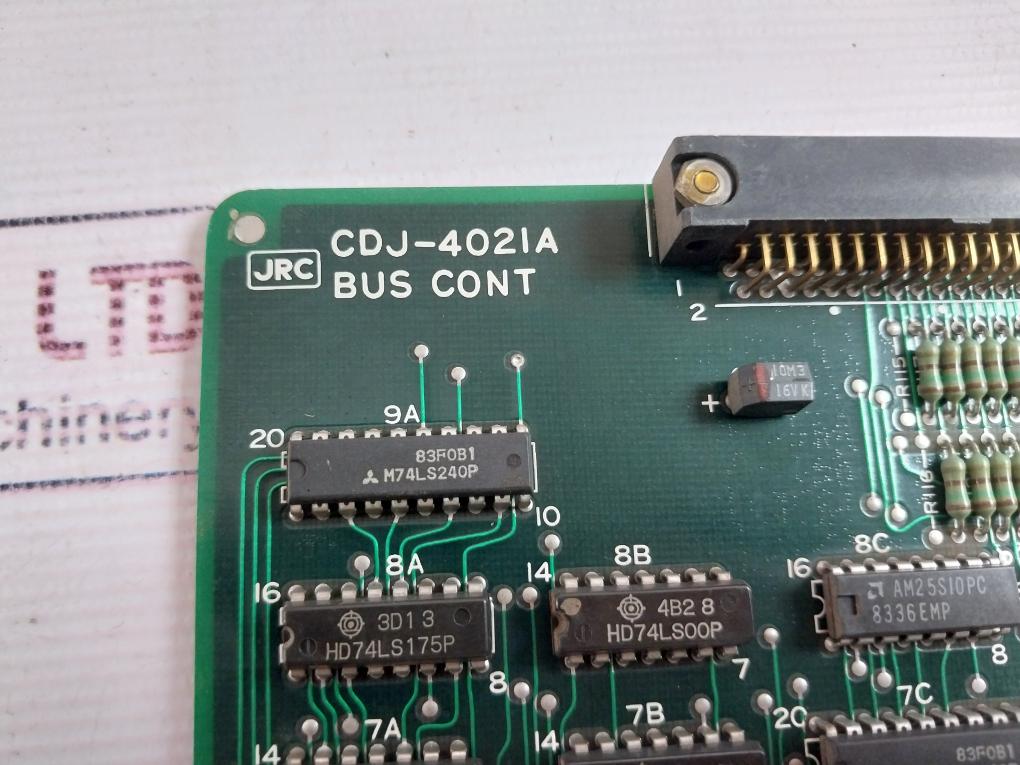 Jrc Cdj-4021A Bus Contact Pcb Card Mppc06970D