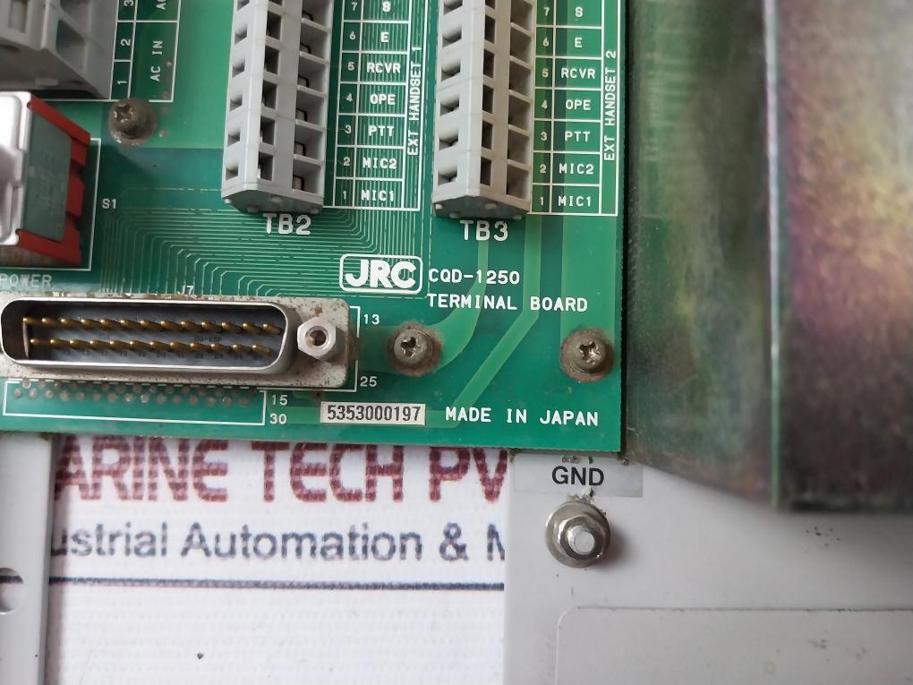 Jrc Cqd-1250 Terminal Board 100~120V