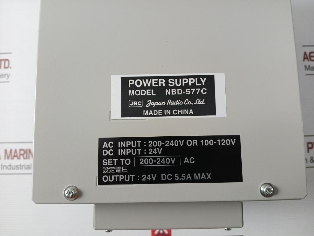 Jrc Nbd-577C Power Supply 200-240V 24V Dc 5.5A Max Ac100V/220V