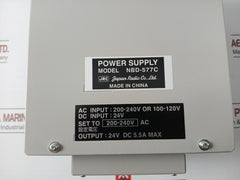Jrc Nbd-577C Power Supply 200-240V 24V Dc 5.5A Max Ac100V/220V