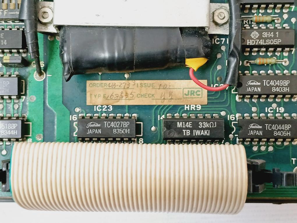 Jrc Ndk-168A Maintenance Front Panel Board 433-2733