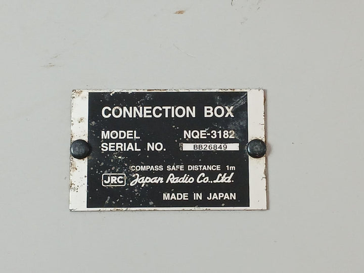 Jrc Nqe-3182 Connection Box Cqd-3182 Tb1-2