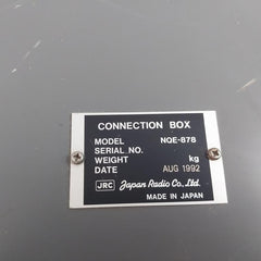Jrc Nqe-878 Connection Box