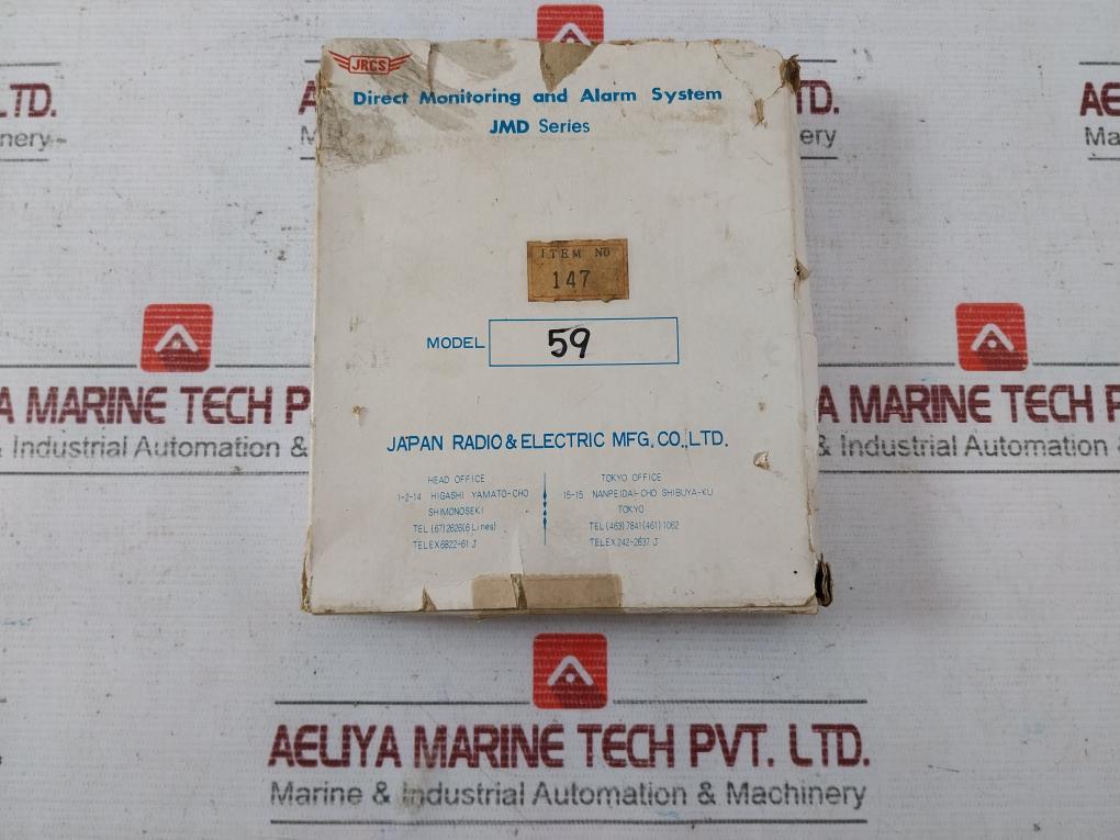 Jrcs 59 Pcb For Direct Monitoring And Alarm System Jmd 0-10 Sec 147 Vr-h1