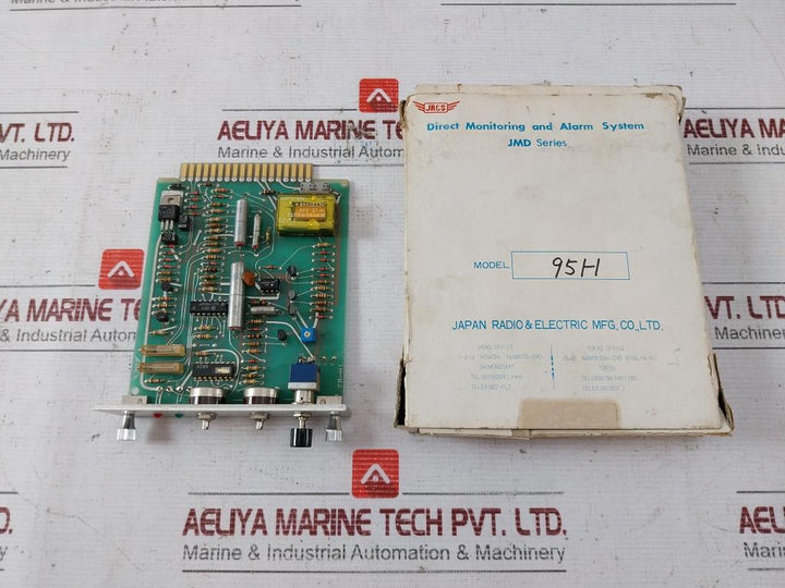 Jrcs 95H Pcb For Direct Monitoring And Alarm System 0-10 Sec 60Hz 178011
