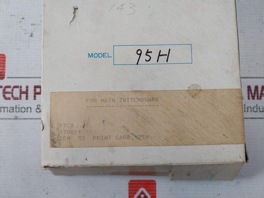 Jrcs 95H Pcb For Direct Monitoring And Alarm System 0-10 Sec 60Hz 178011