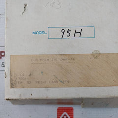 Jrcs 95H Pcb For Direct Monitoring And Alarm System 0-10 Sec 60Hz 178011