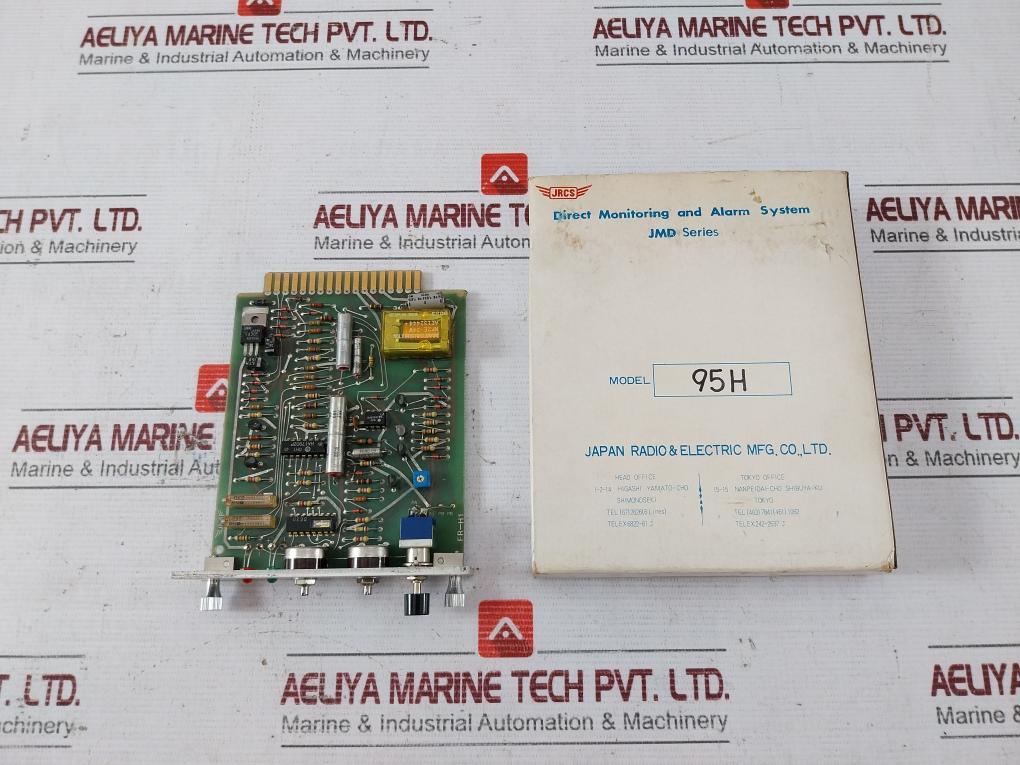 Jrcs 95H Pcb For Direct Monitoring And Alarm System Jmd 60Hz 0-10 Sec