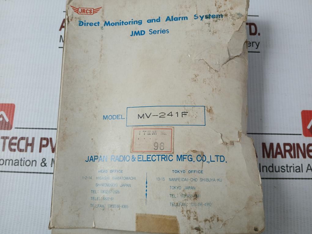 Jrcs Direct Monitoring And Alarm System Pcb Module Mv-241F