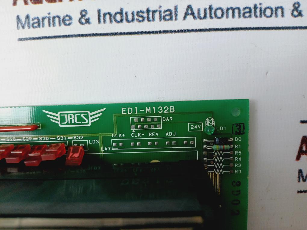 Jrcs Edi-m132B Terminal Block Interface Pcb Card 24V