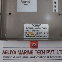 Jrcs Ext-200 Engineer’s Extension Alarm Panel Ext-m200-1 V1.5