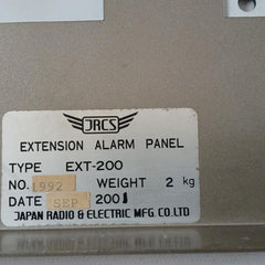 Jrcs Ext-200 Engineers Extension Alarm Panel 1992 V1.5