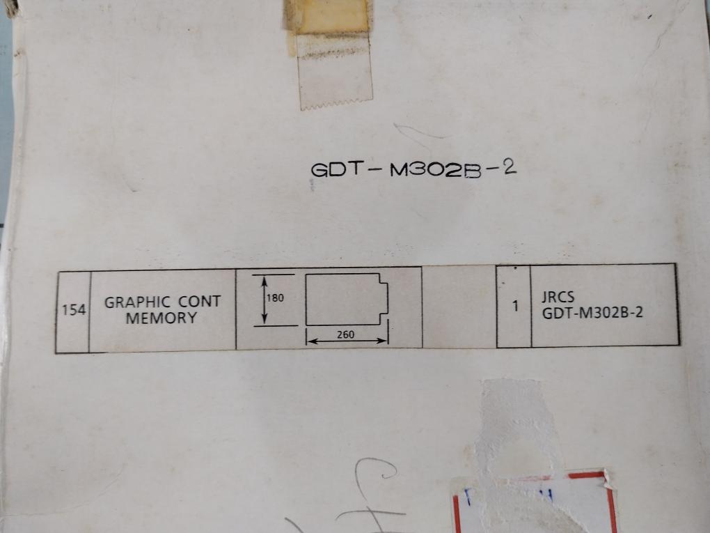 JRCS GDT-M302B-2 Graphic Memory Card For Graphic Display Terminal - Aeliya Marine Tech
