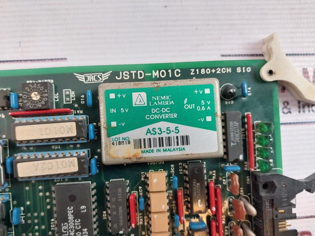 Jrcs Jstd-m01C Circuit Board Z180+2Ch Sio