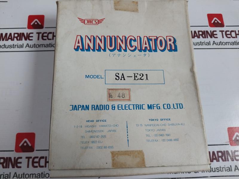 Jrcs Sa-e21 Annunciator Pc Board