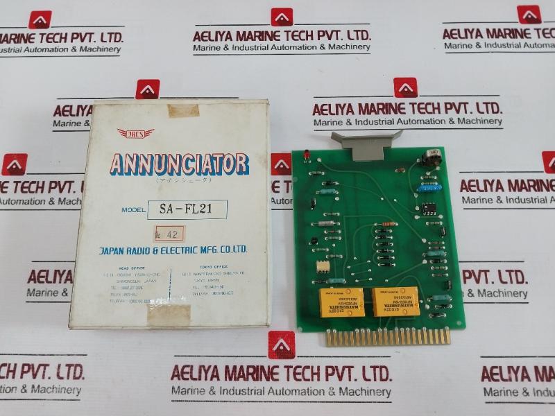 Jrcs Sa-fl21 Annunciator Printed Circuit Board 4A