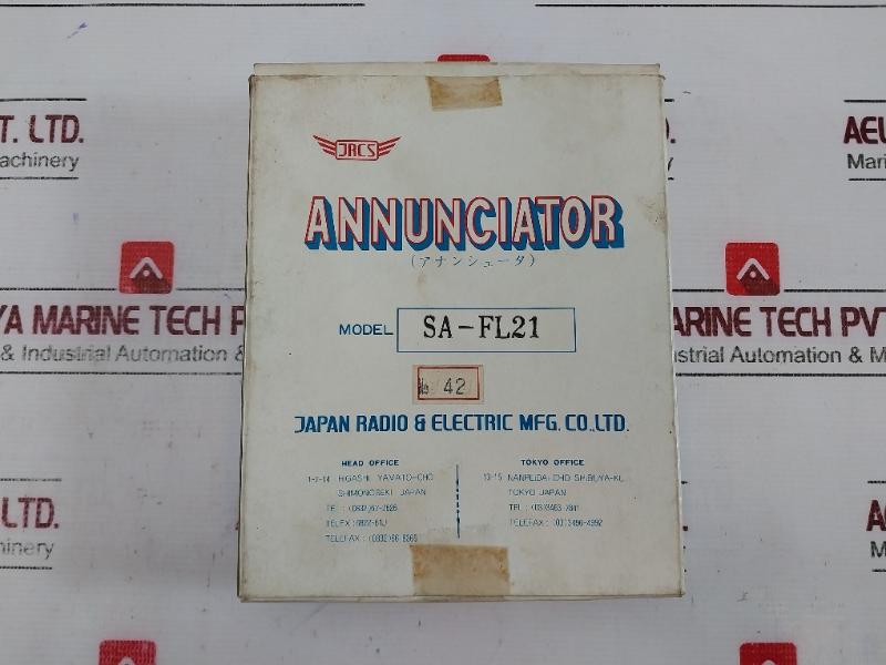 Jrcs Sa-fl21 Annunciator Printed Circuit Board