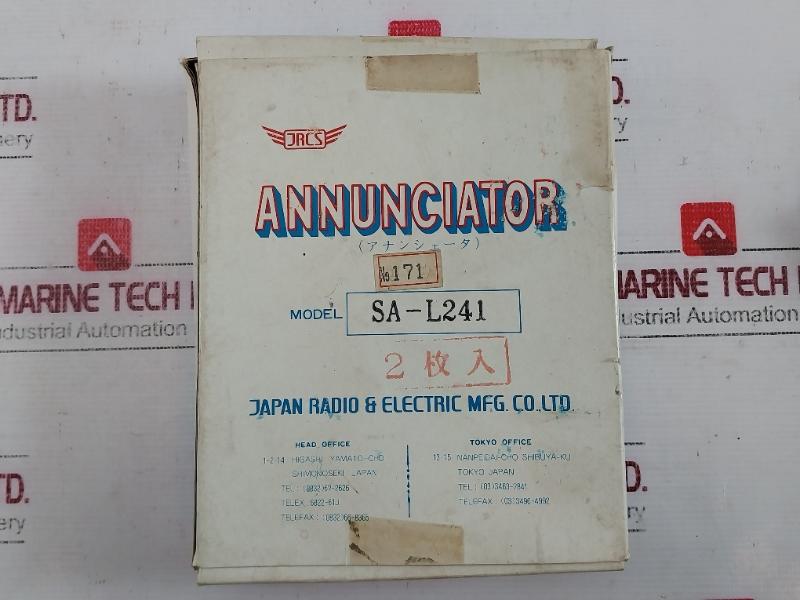 Jrcs Sa-l241 Annunciator Pc Board