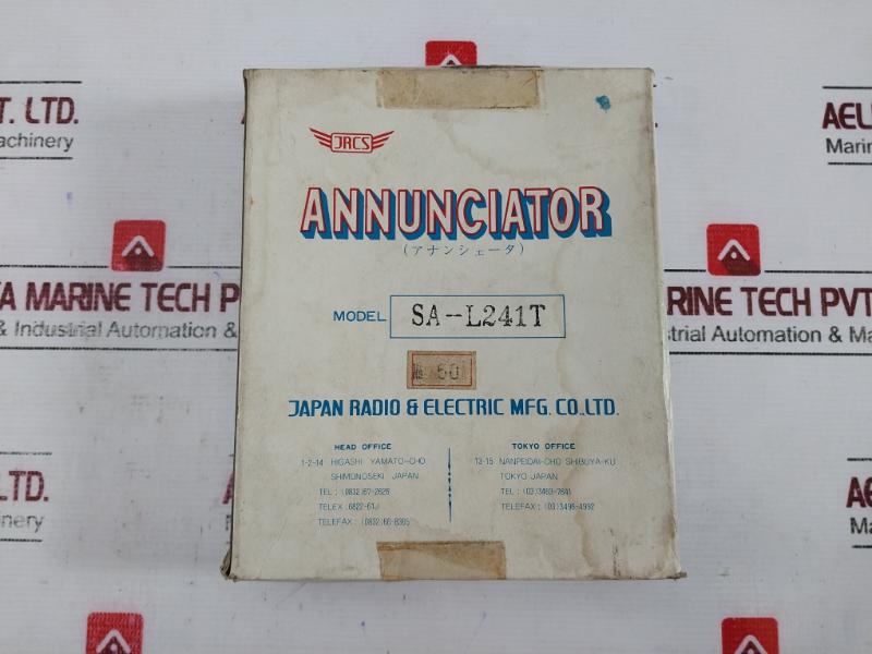 Jrcs Sa-l241T Annunciator Pcb Board L43T