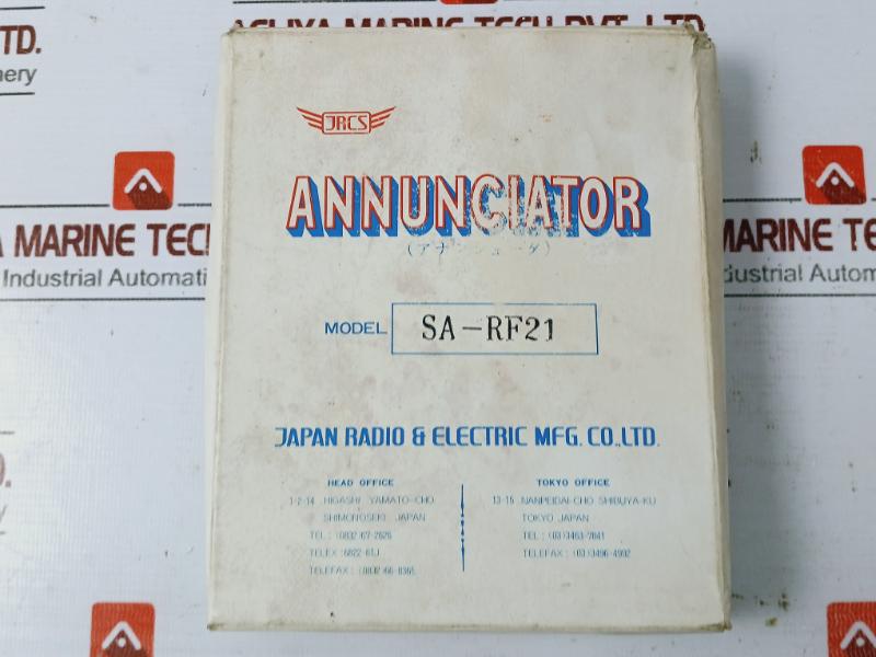 Jrcs Sa-rf21 Annunciator Pcb Board Df1325