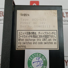 Scu- Lt1 Jrcs Starter Control Unit Ac 18V