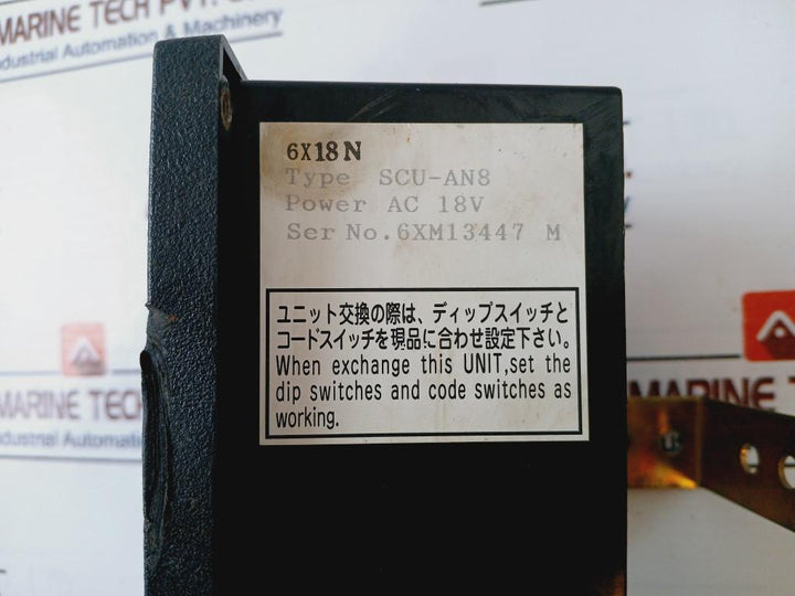 Jrcs Scu-an8 Starter Control Unit Ac 18V 6X18N