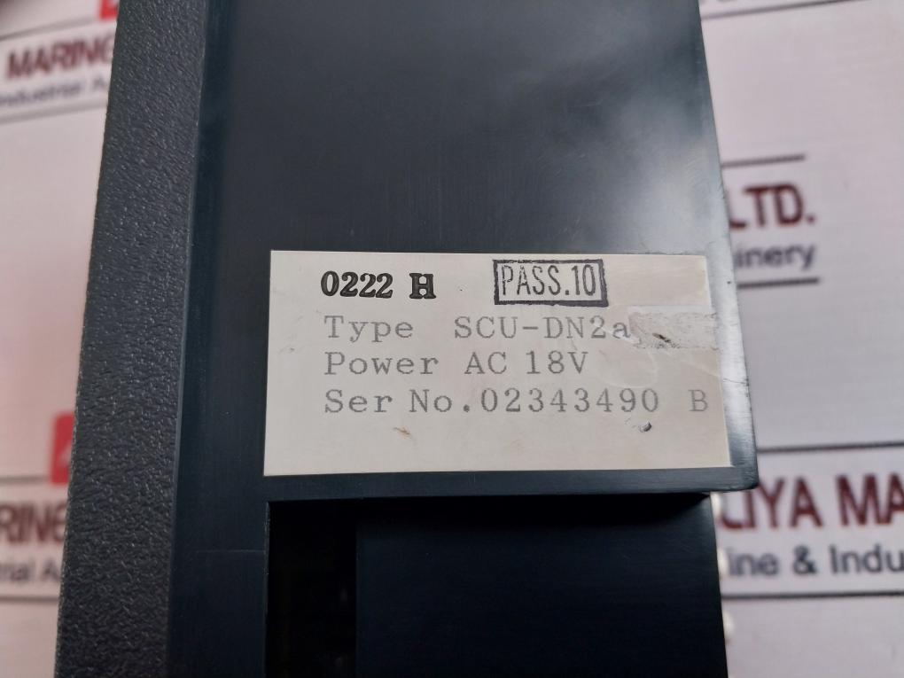 Jrcs Scu-dn2A Starter Control Unit Ac 18V 0222 H