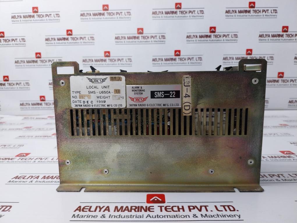 Jrcs Sms-u650A-11 Local Unit Sms-22 Alarm & Monitoring System