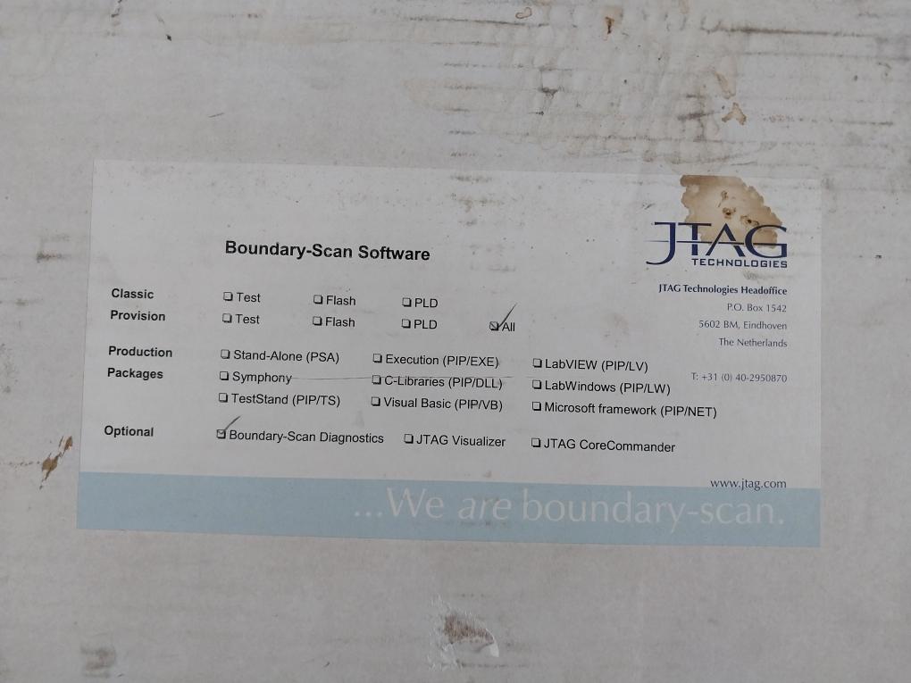 Jtag Technologies Boundary-scan Test And In-system Programming Software Set