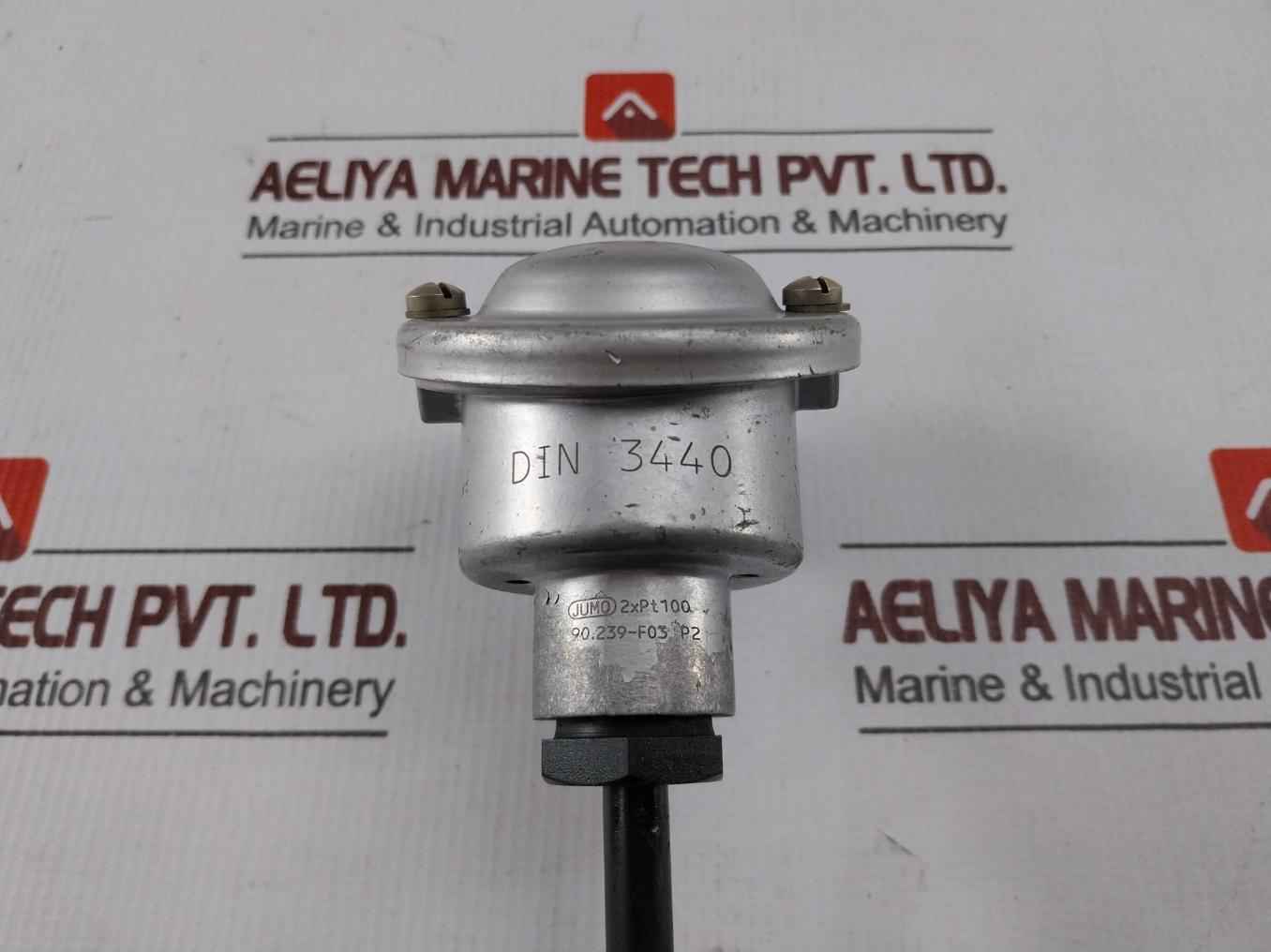 Jumo 2xpt100 Din 3440 Temperature Sensor 90.239-f03 P2 L 190 D-6mm