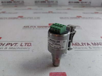 Jumo 401009/999 Pressure Transmitter Midas Dr Tn 43002906 0.00-16.00Bar Dc10-30V